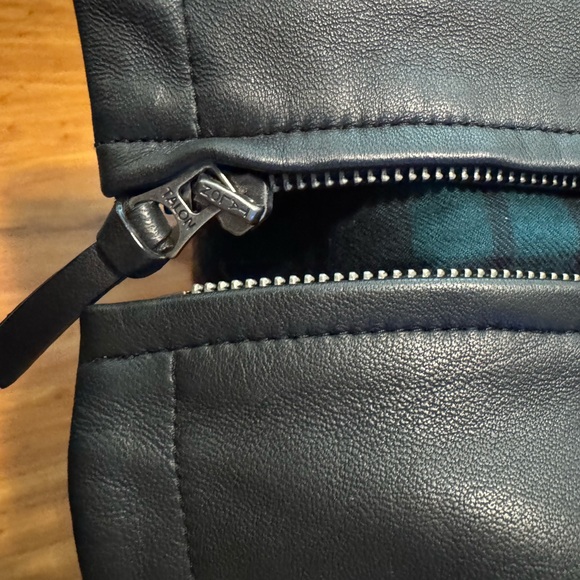 Ralph Lauren Men's Dark Brown Leather Bomber Jacket - Picture 7 of 13